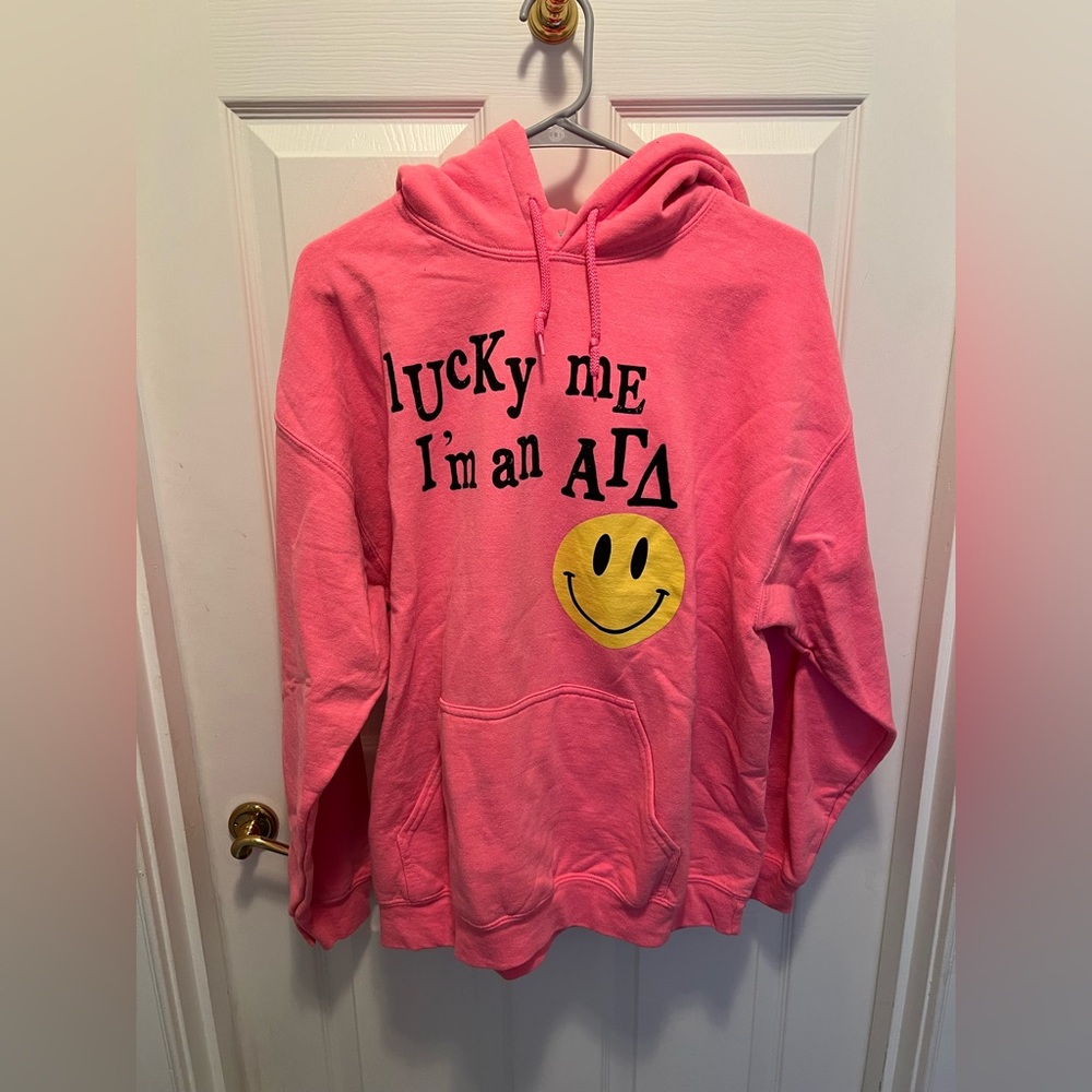 Luck Me I’m an Alpha Gamma Delta Hoodie